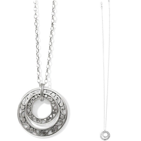 BRIGHTON Contempo Open Ring Convertible Long Necklace • JM3970 • Spin Rings - Picture 12 of 15